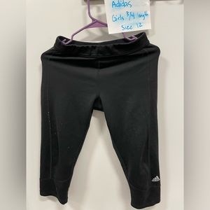 3/4 length Adidas pants